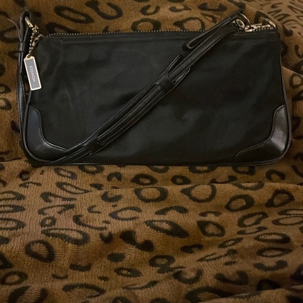 Coach Petite Shoulder Bag in Black